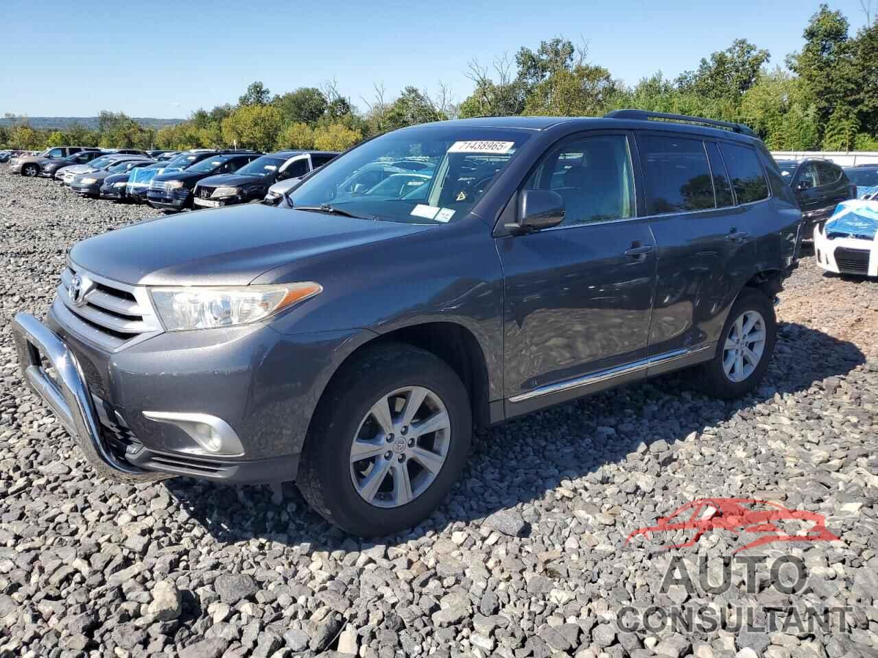 TOYOTA HIGHLANDER 2013 - 5TDBK3EH4DS227147