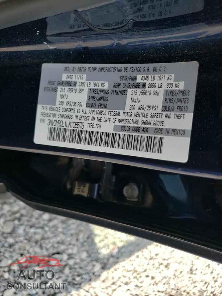 MAZDA CX30 2020 - 3MVDMBCL1LM106576