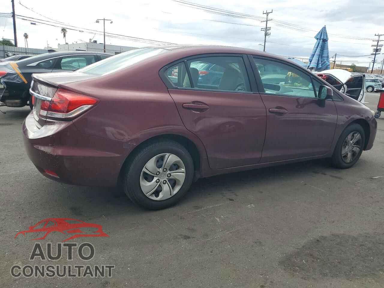 HONDA CIVIC 2013 - 19XFB2F58DE267130