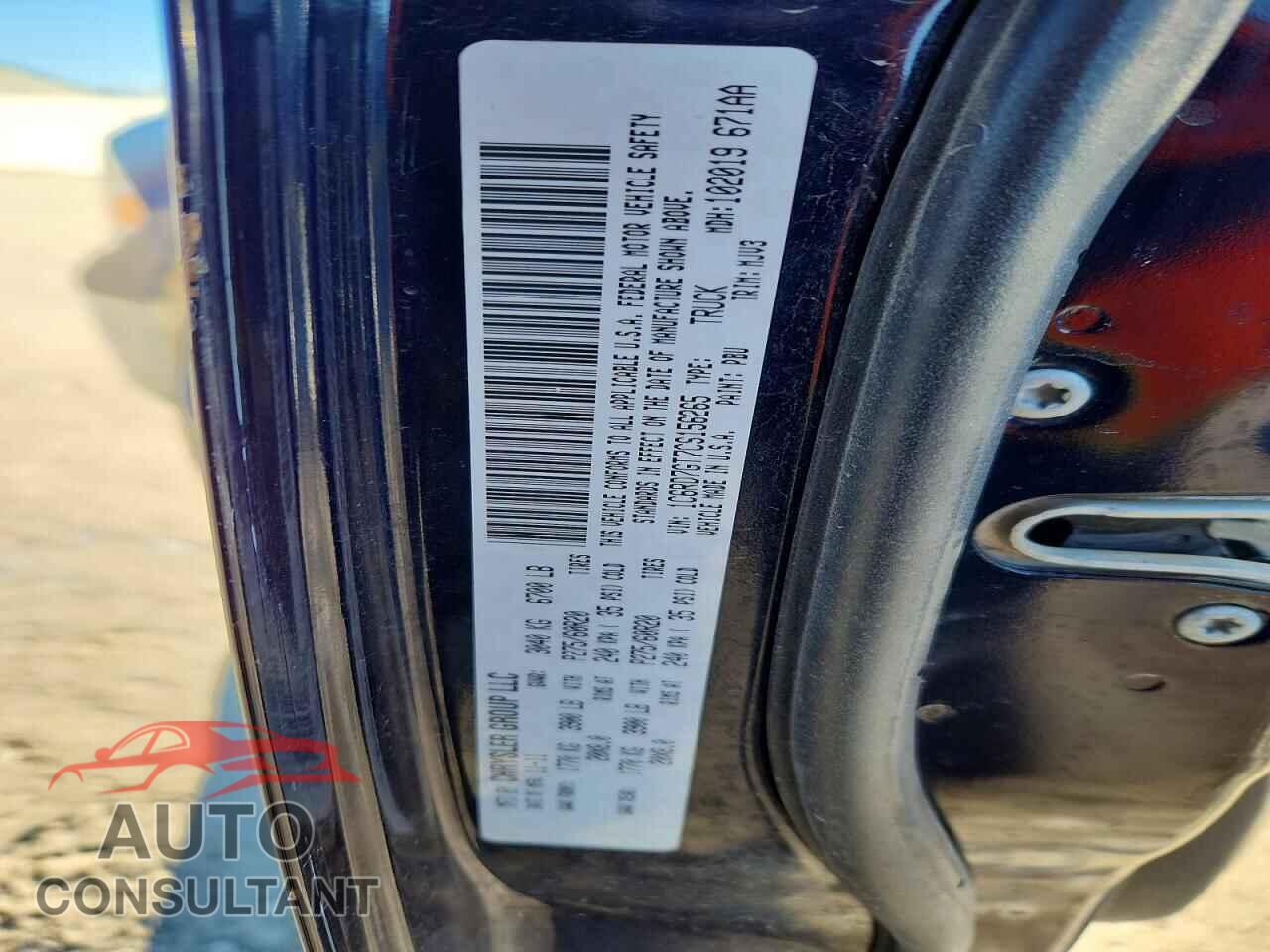 DODGE RAM 1500 2012 - 1C6RD7GT7CS156265