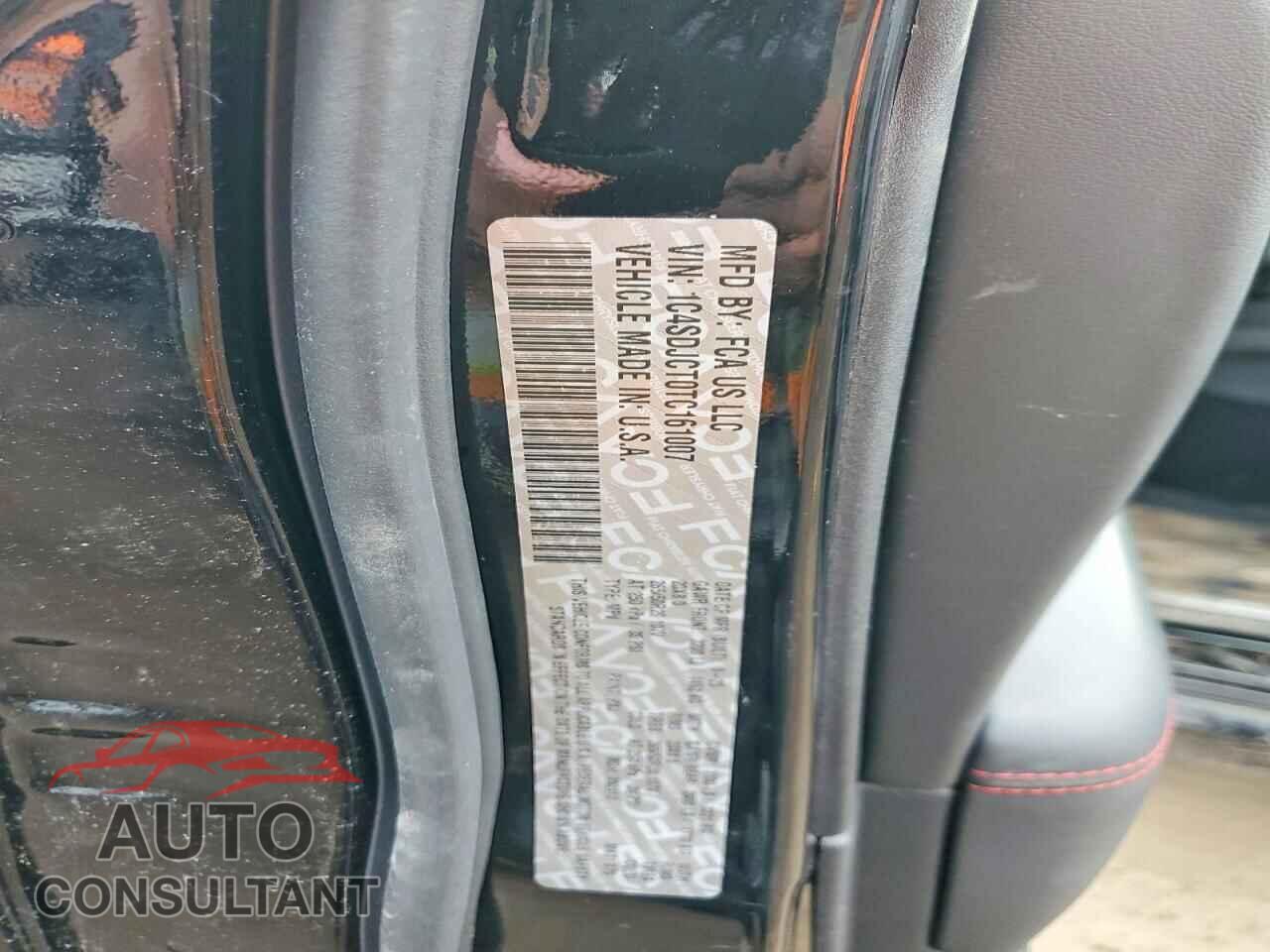 DODGE DURANGO 2026 - 1C4SDJCT0TC161007