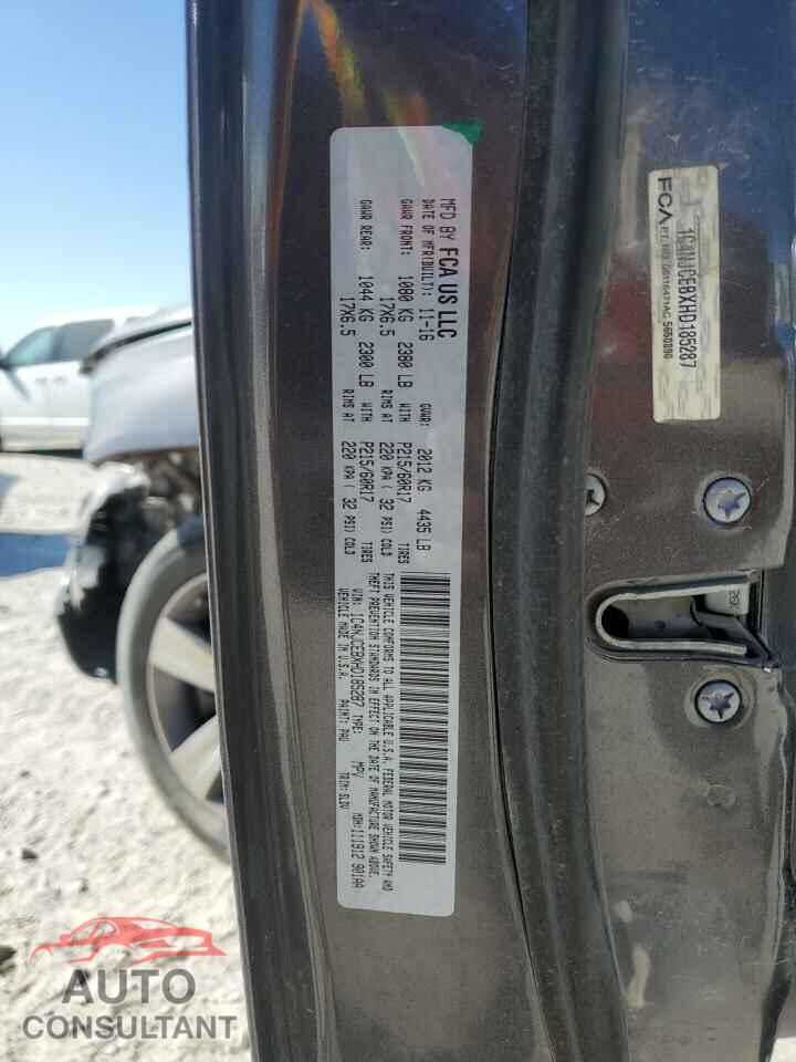 JEEP COMPASS 2017 - 1C4NJCEBXHD185287