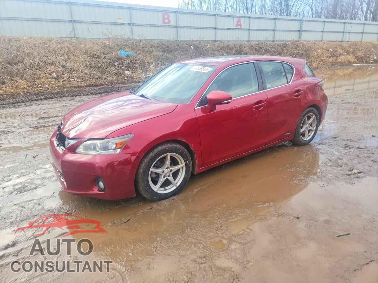 LEXUS CT 200 2013 - JTHKD5BH3D2132255