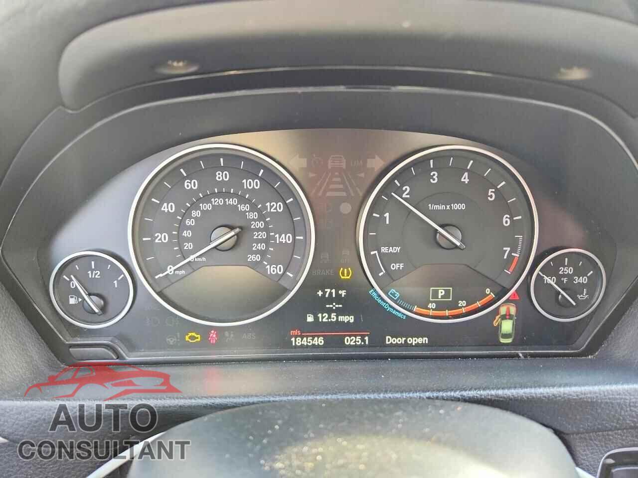 BMW 3 SERIES 2012 - WBA3A5C54CF342340