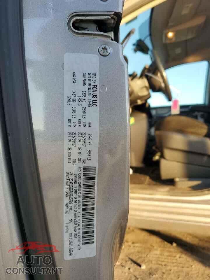 DODGE CARAVAN 2017 - 2C4RDGBG7HR615788