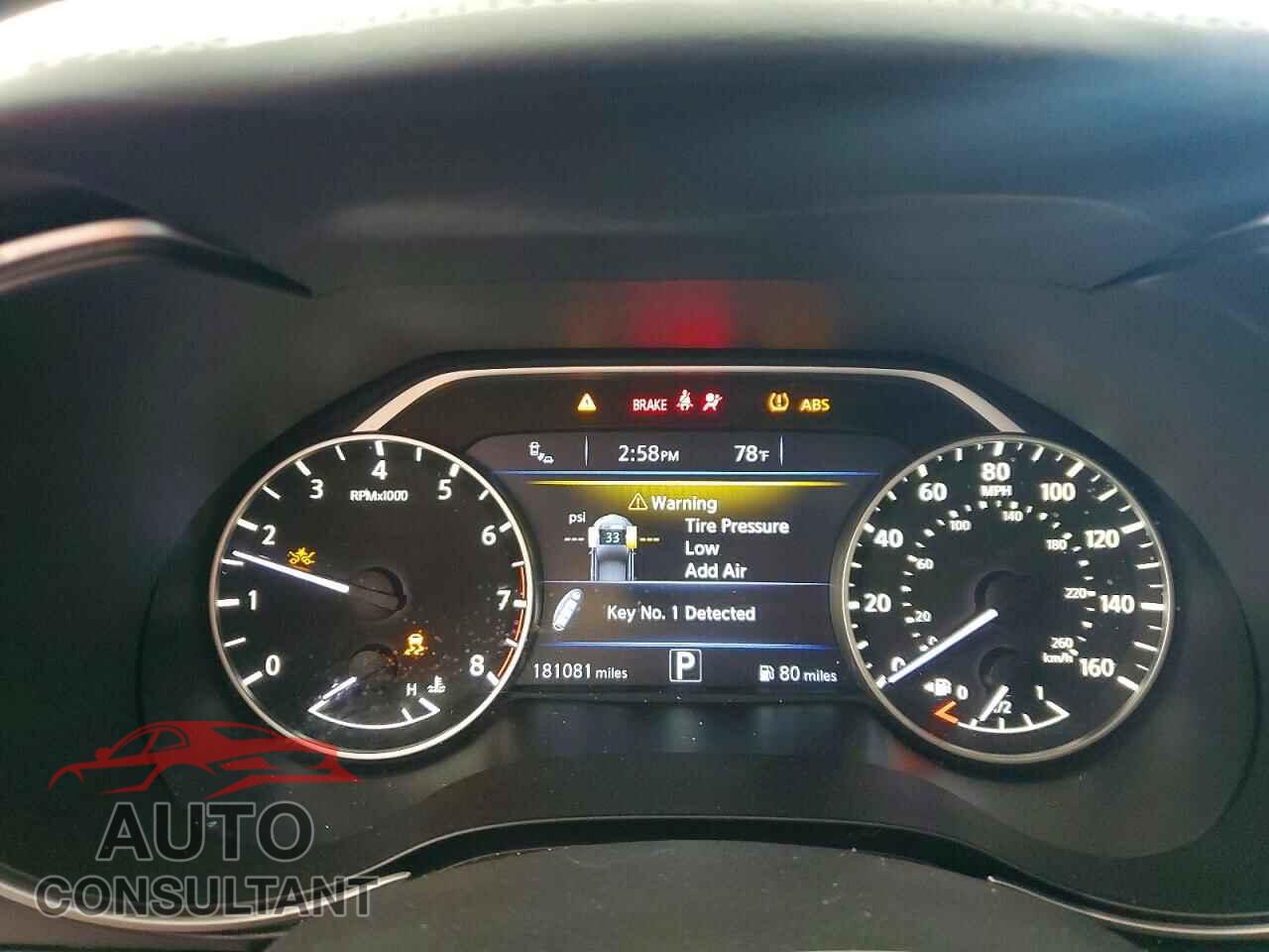 NISSAN MAXIMA 2017 - 1N4AA6AP1HC431382