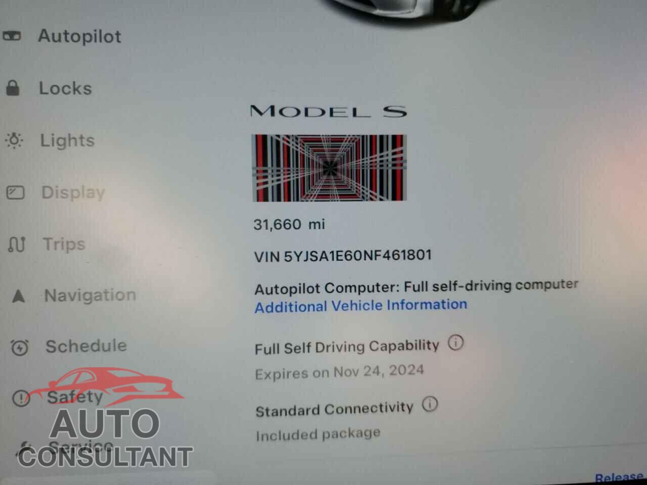 TESLA MODEL S 2022 - 5YJSA1E60NF461801
