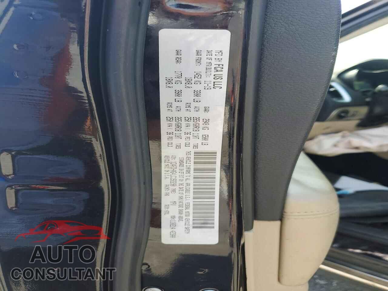 DODGE DURANGO 2020 - 1C4RDHAG4LC192290