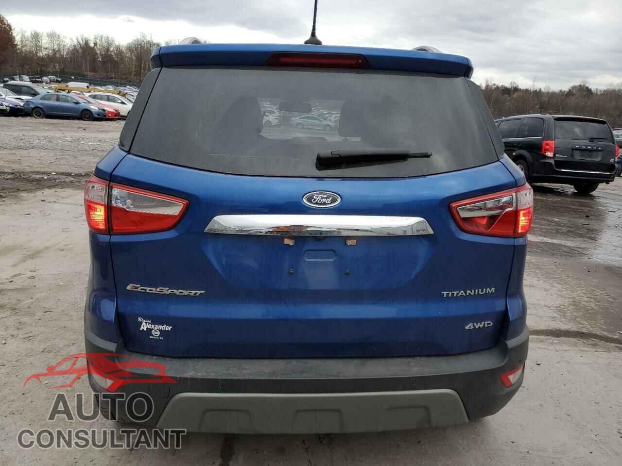FORD ECOSPORT 2019 - MAJ6S3KL6KC288711