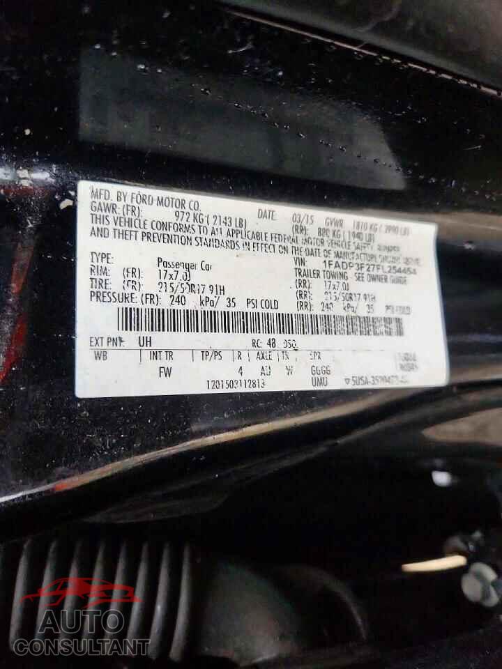 FORD FOCUS 2015 - 1FADP3F27FL254454