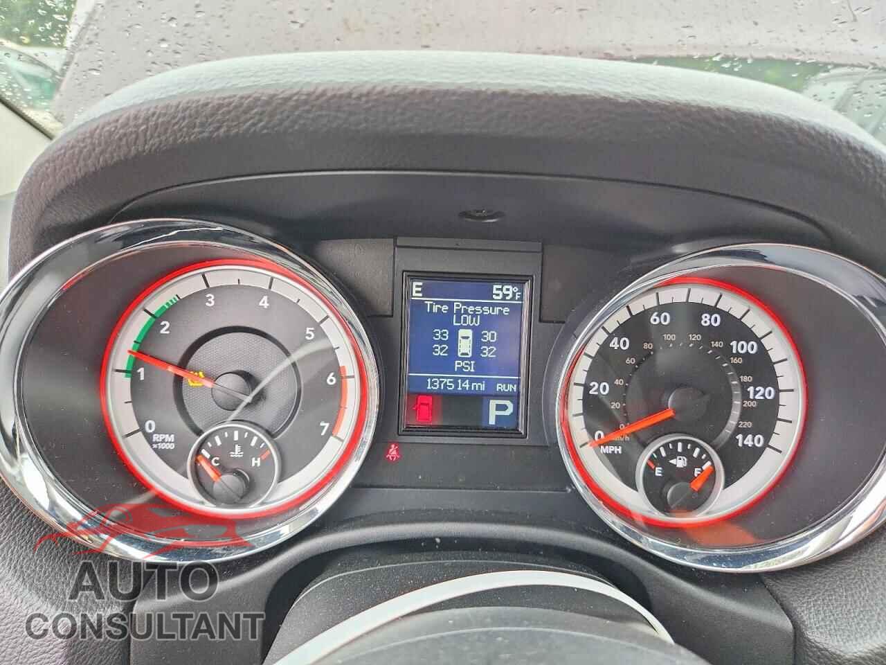 DODGE DURANGO 2012 - 1C4SDJDT6CC163309