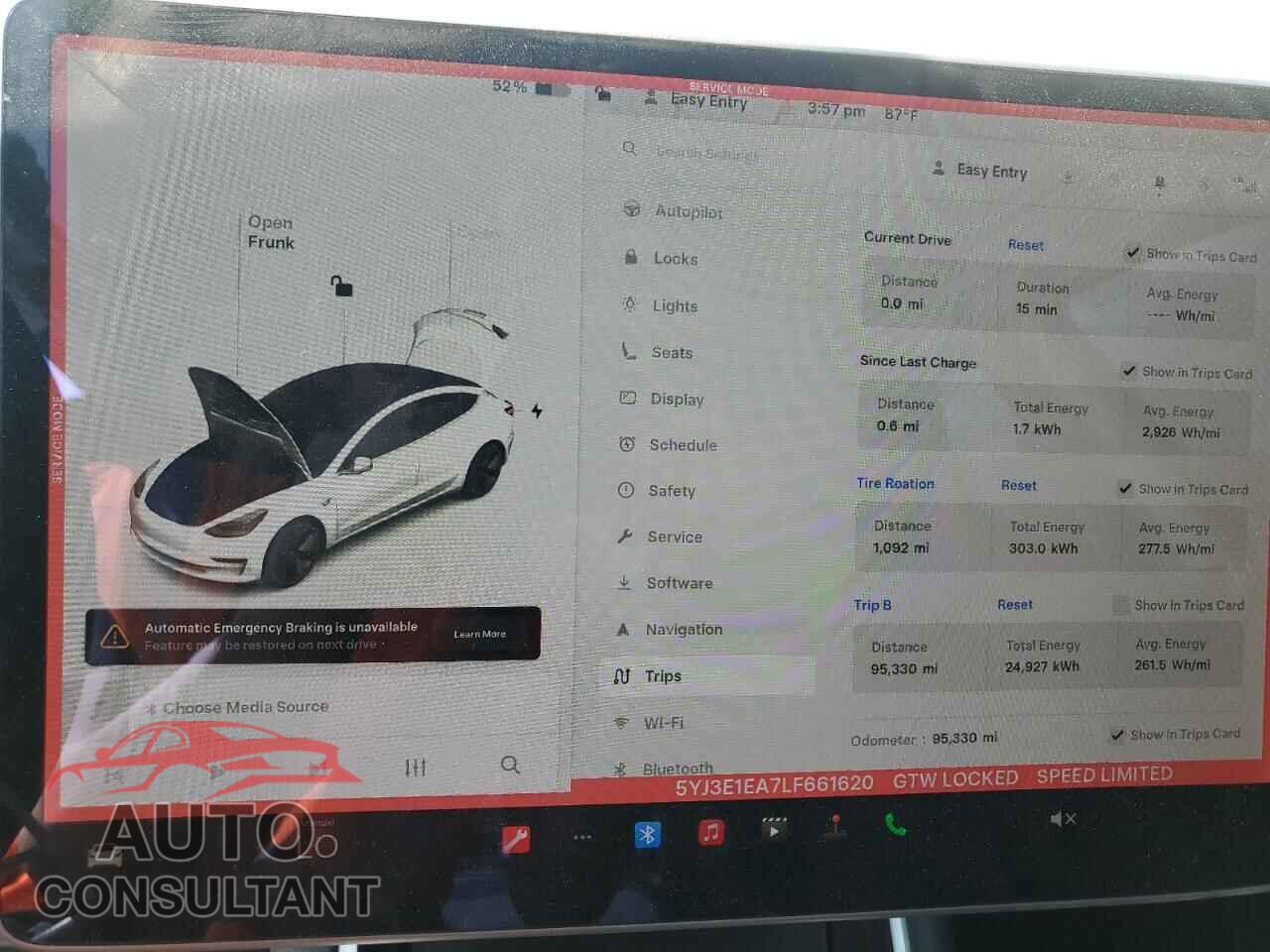 TESLA MODEL 3 2020 - 5YJ3E1EA7LF661620
