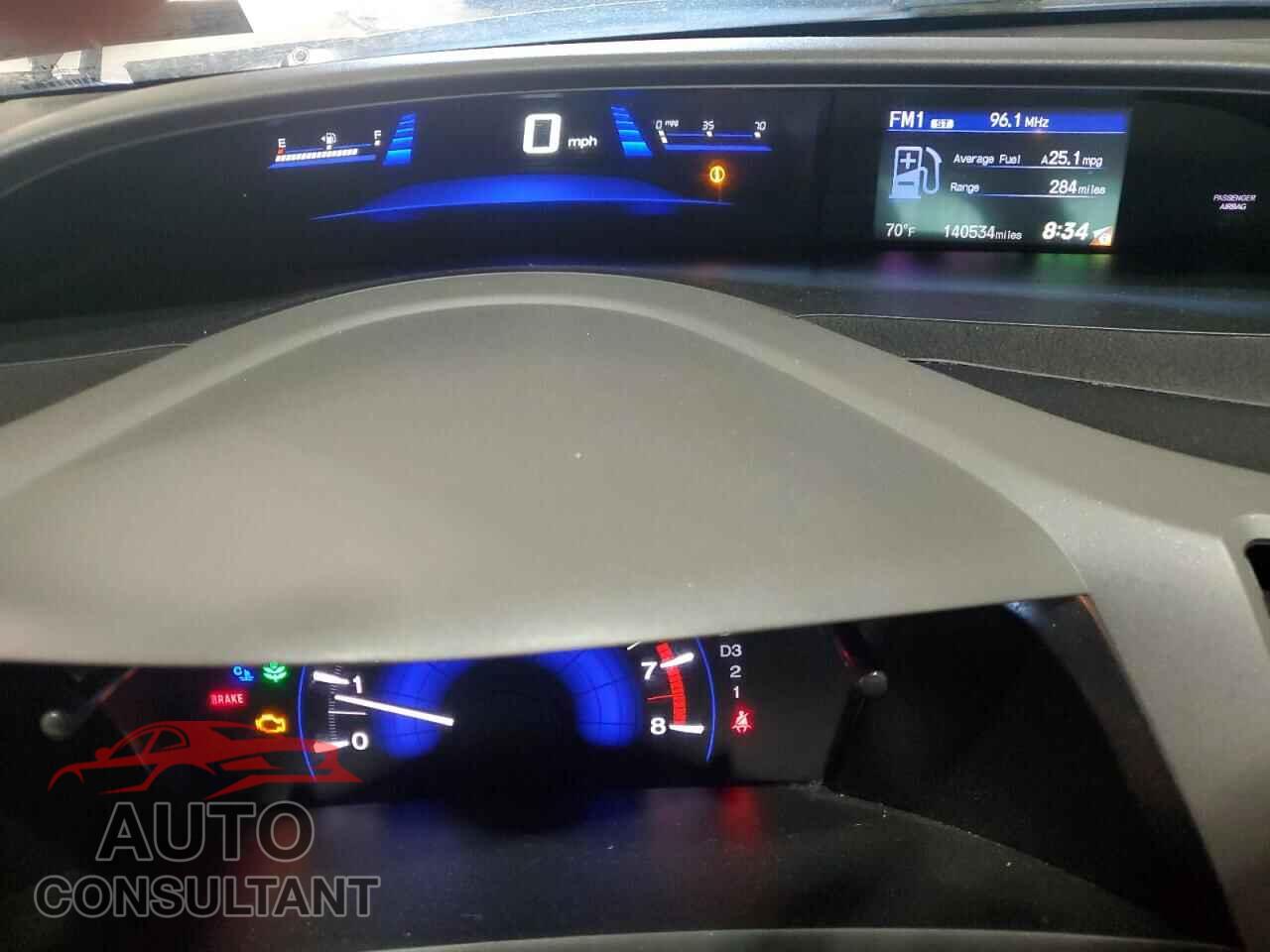 HONDA CIVIC 2012 - 19XFB2F8XCE334545