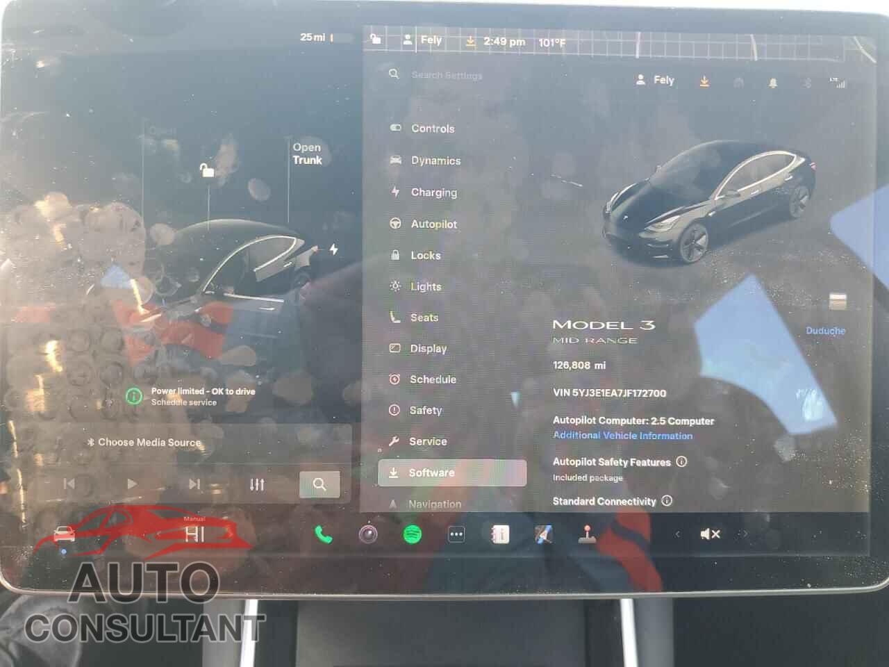 TESLA MODEL 3 2018 - 5YJ3E1EA7JF172700