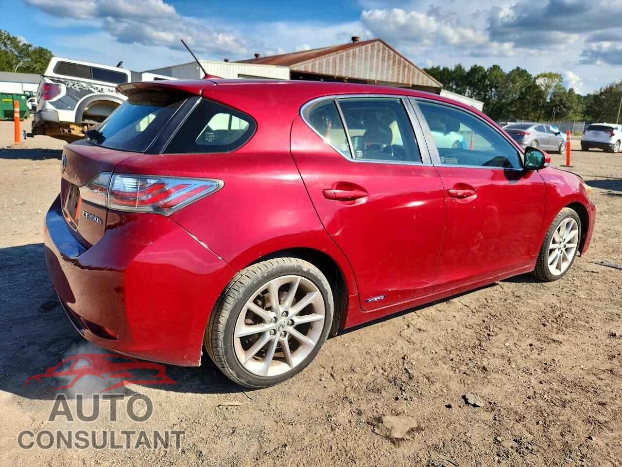 LEXUS CT 200 2012 - JTHKD5BH8C2112839
