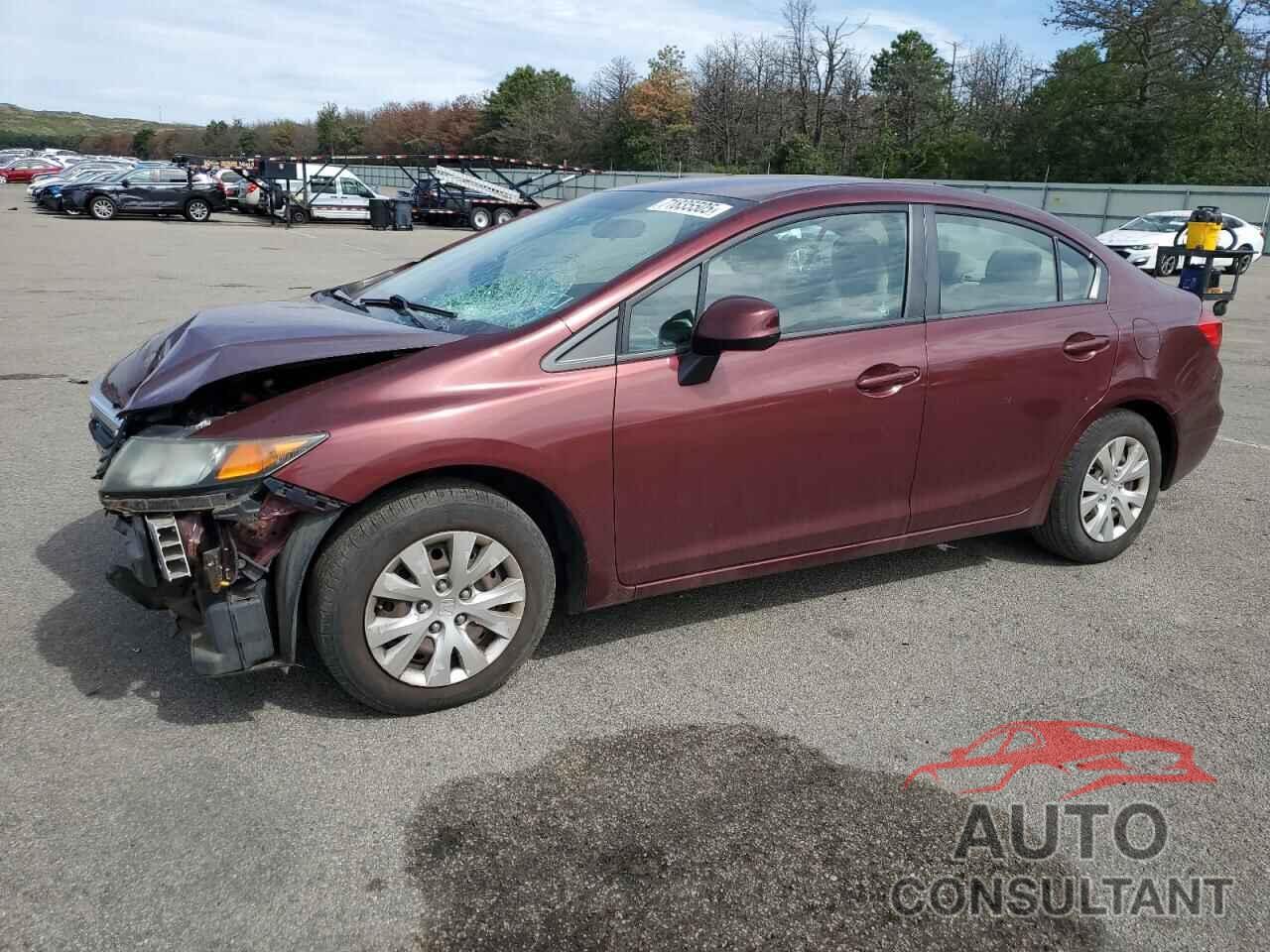 HONDA CIVIC 2012 - 2HGFB2F54CH579434