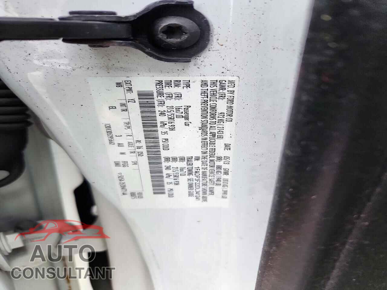 FORD FOCUS 2013 - 1FADP3F22DL341241