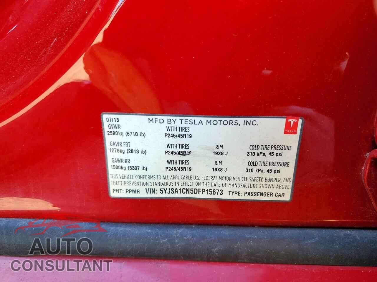 TESLA MODEL S 2013 - 5YJSA1CN5DFP15673