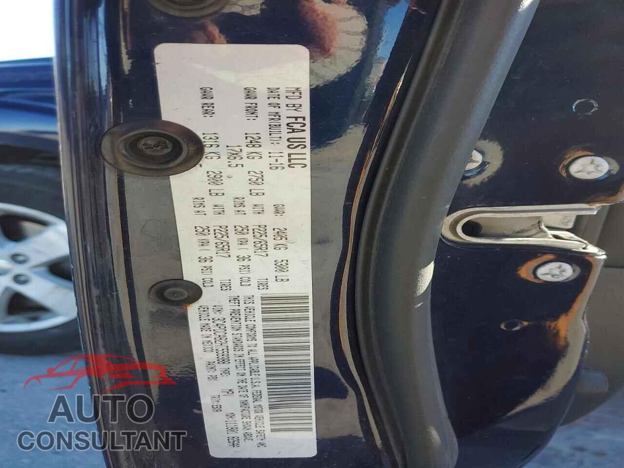 DODGE JOURNEY 2017 - 3C4PDCAB2HT559388