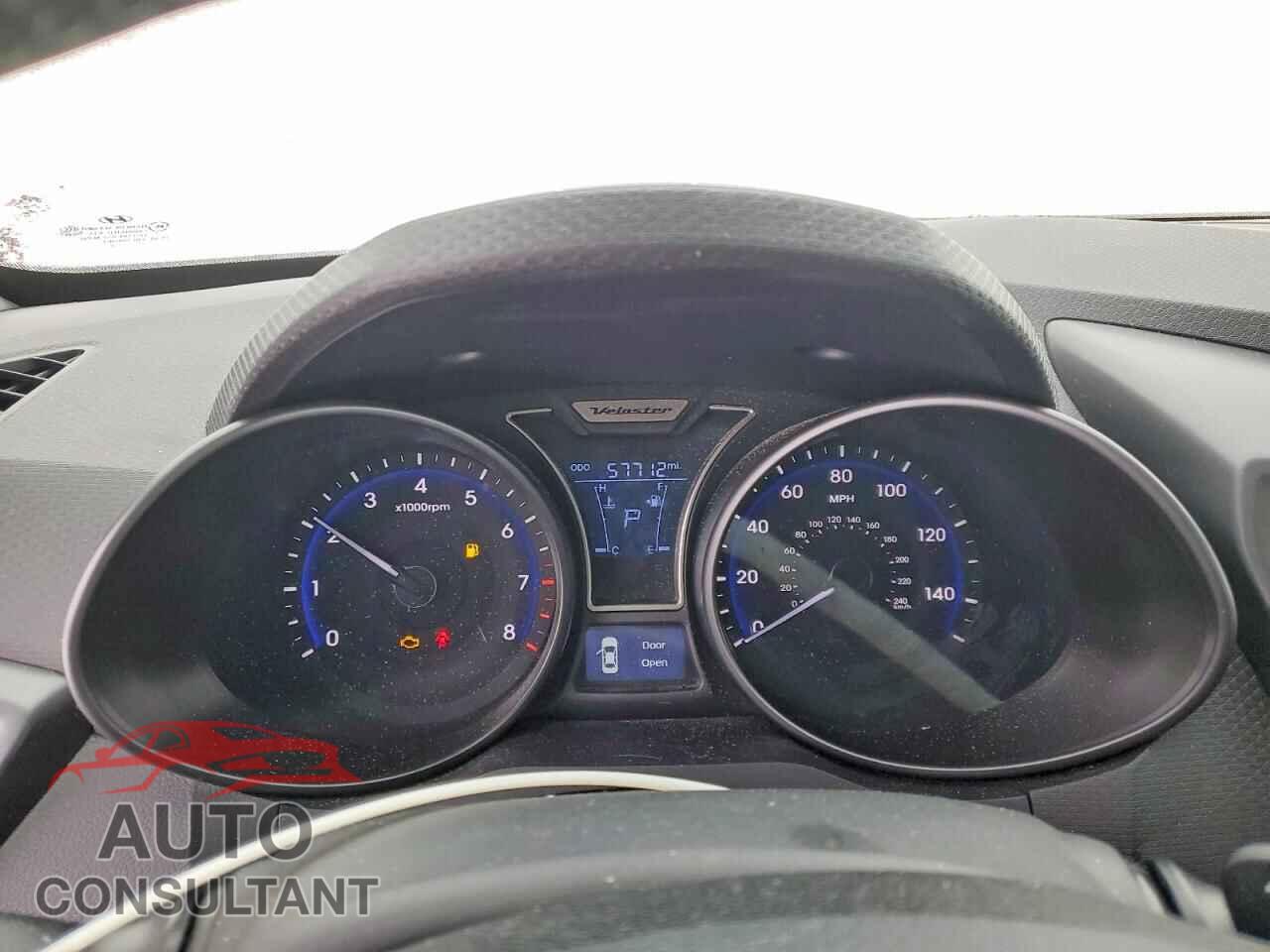 HYUNDAI VELOSTER 2013 - KMHTC6AE4DU162158