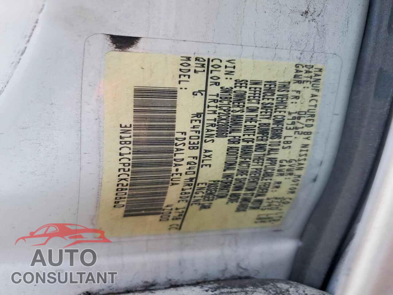 NISSAN VERSA 2012 - 3N1BC1CP2CK280860