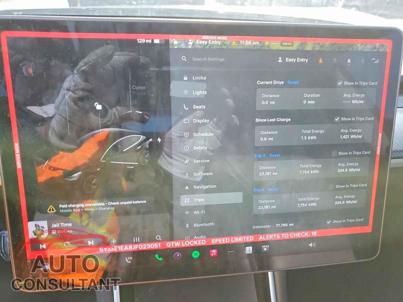 TESLA MODEL 3 2018 - 5YJ3E1EA8JF023051