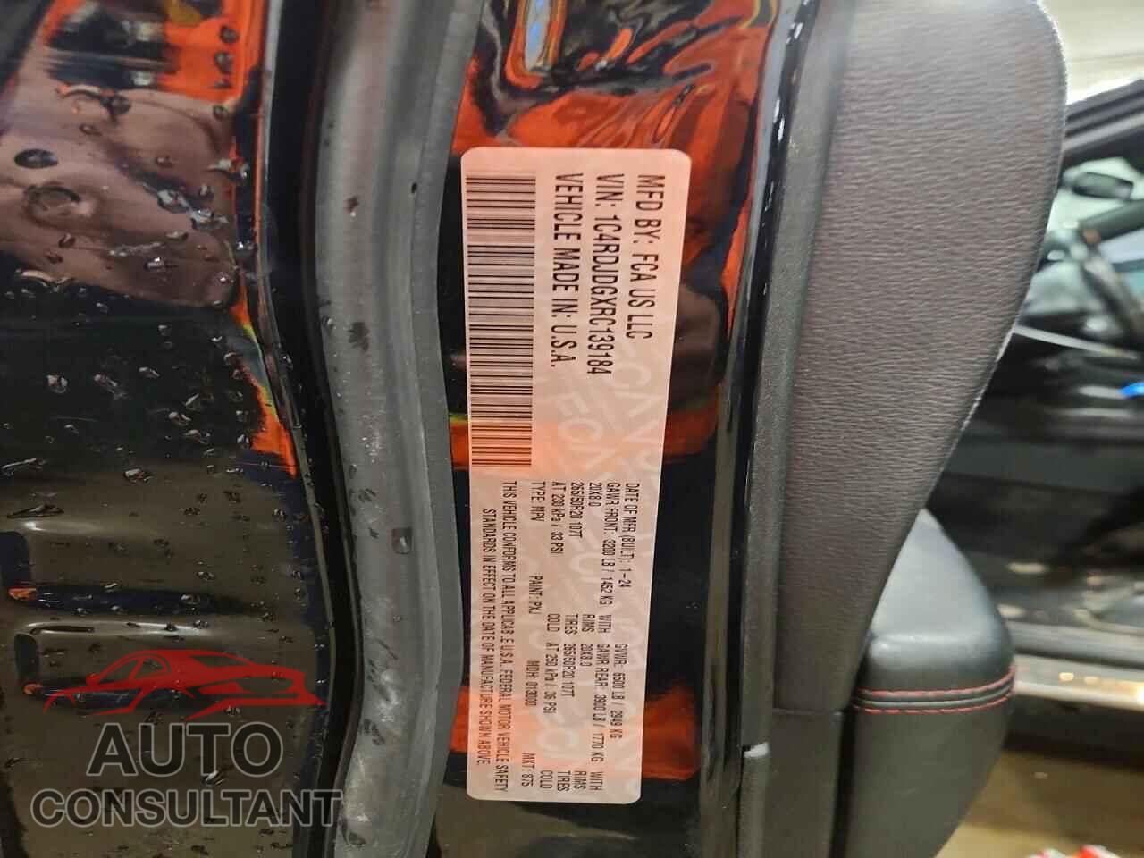 DODGE DURANGO 2024 - 1C4RDJDGXRC139184