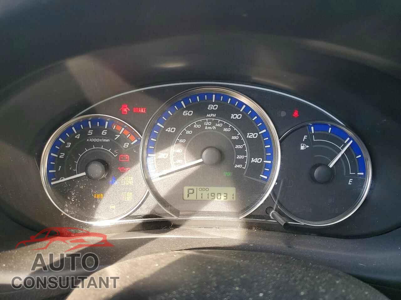 SUBARU FORESTER 2012 - JF2SHAEC0CH449020