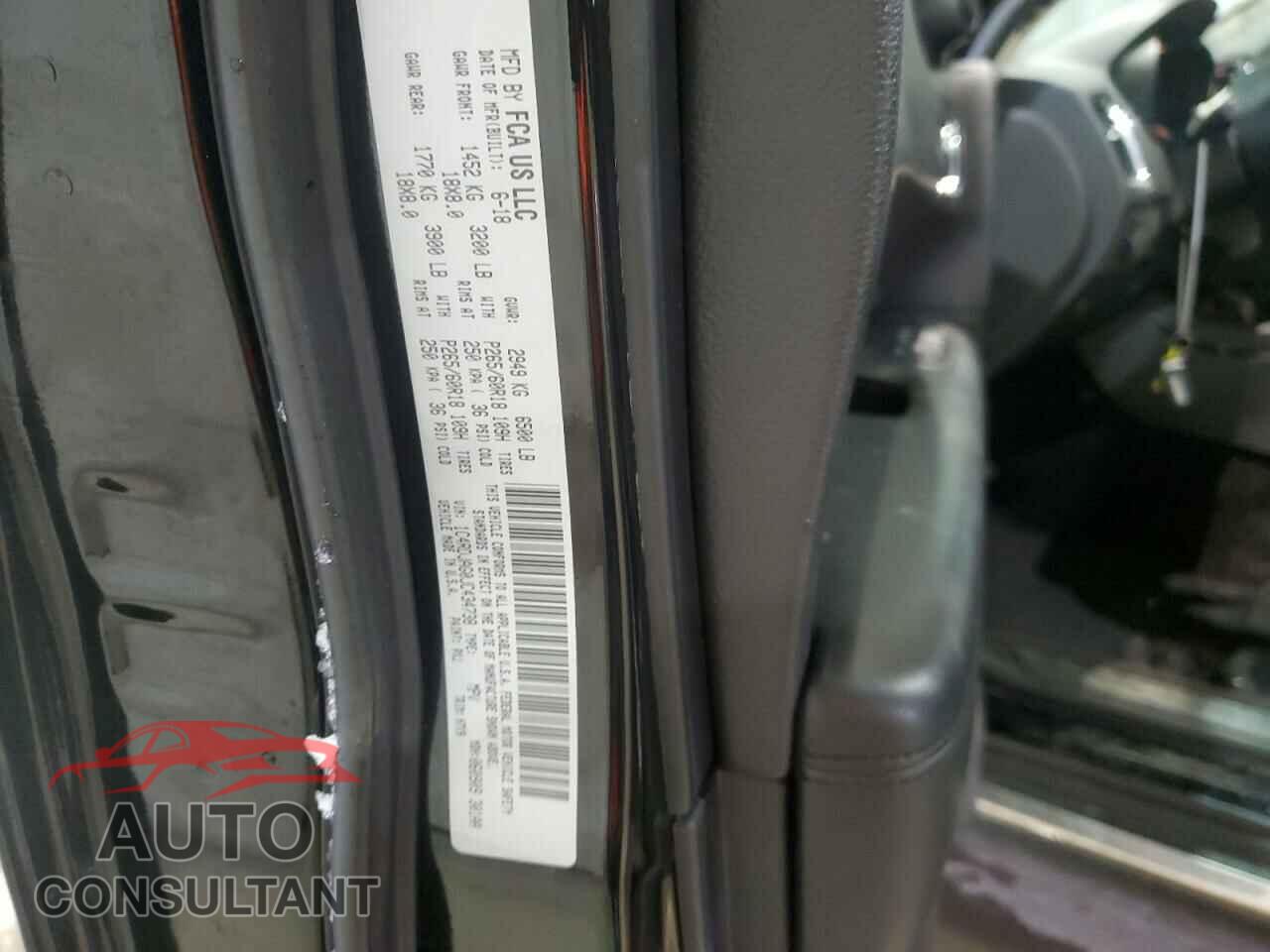 DODGE DURANGO 2018 - 1C4RDJAG0JC434738
