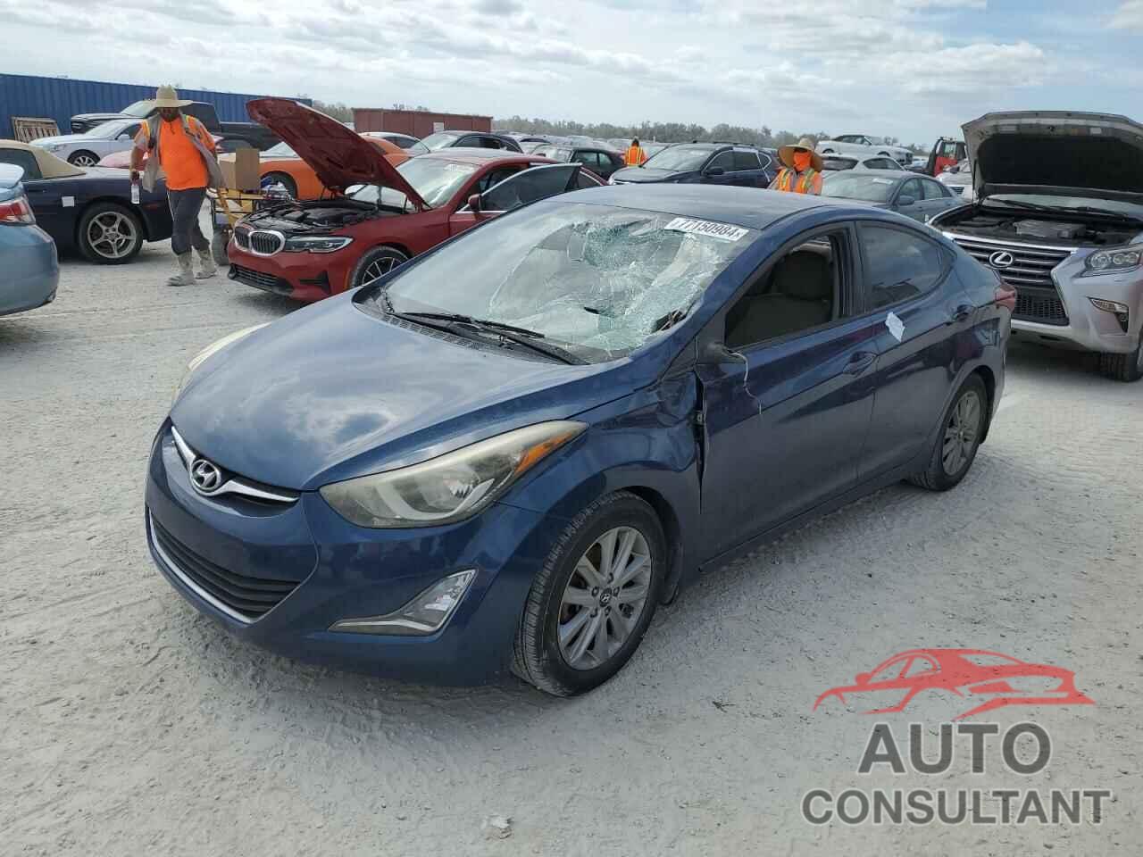 HYUNDAI ELANTRA 2016 - KMHDH4AE9GU556933