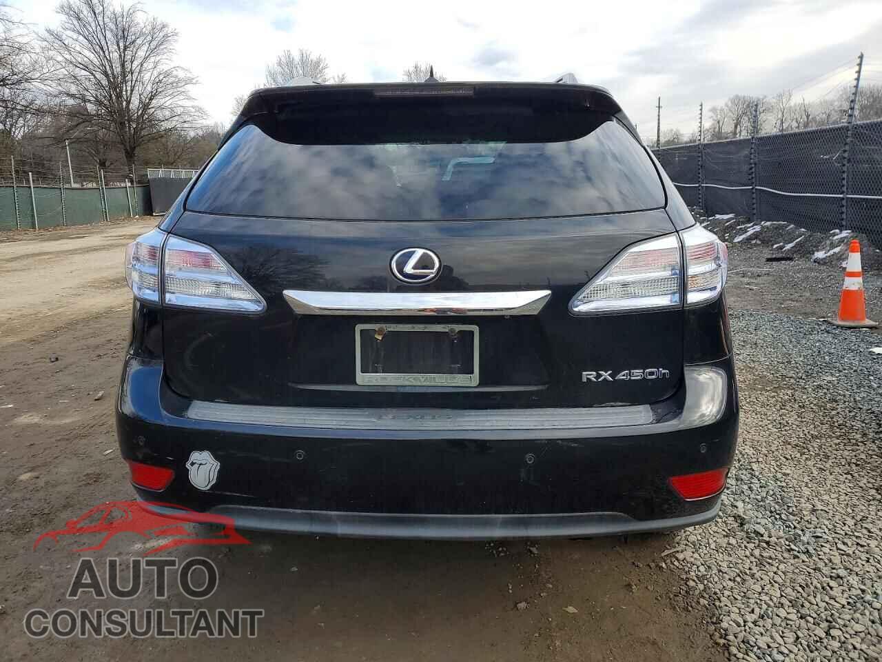 LEXUS RX450 2012 - JTJBC1BA0C2433920