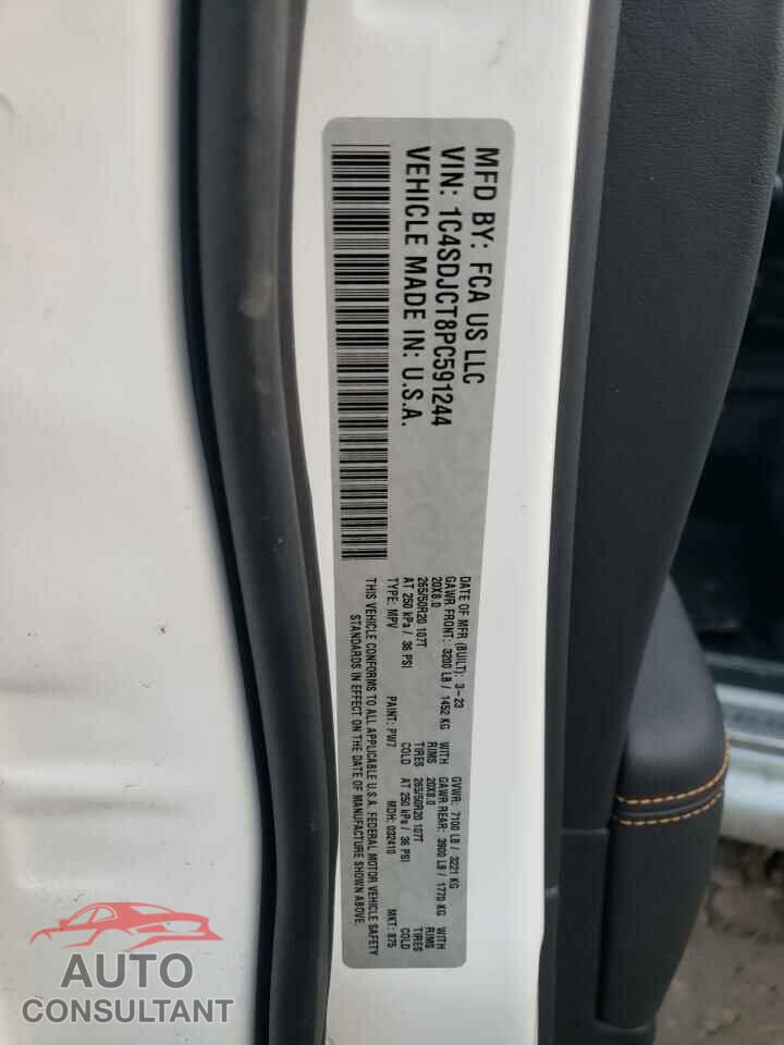 DODGE DURANGO 2023 - 1C4SDJCT8PC591244