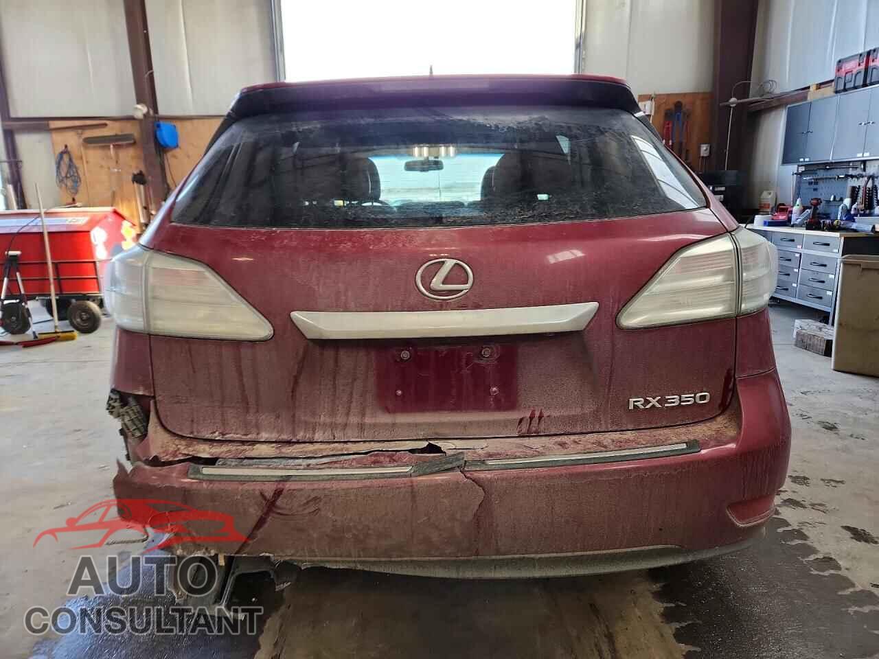 LEXUS RX350 2012 - 2T2BK1BA7CC124111