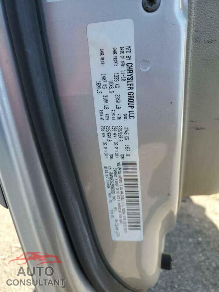 DODGE CARAVAN 2011 - 2D4RN3DG1BR603567