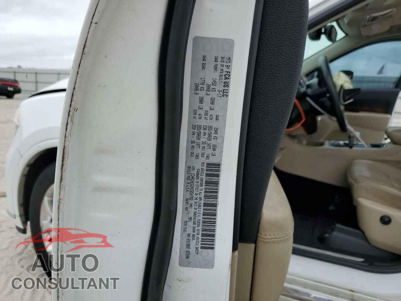 DODGE DURANGO 2017 - 1C4RDHEG3HC854782