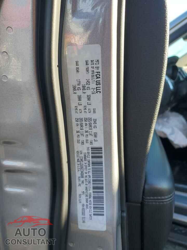 DODGE DURANGO 2016 - 1C4RDJDG9GC346808