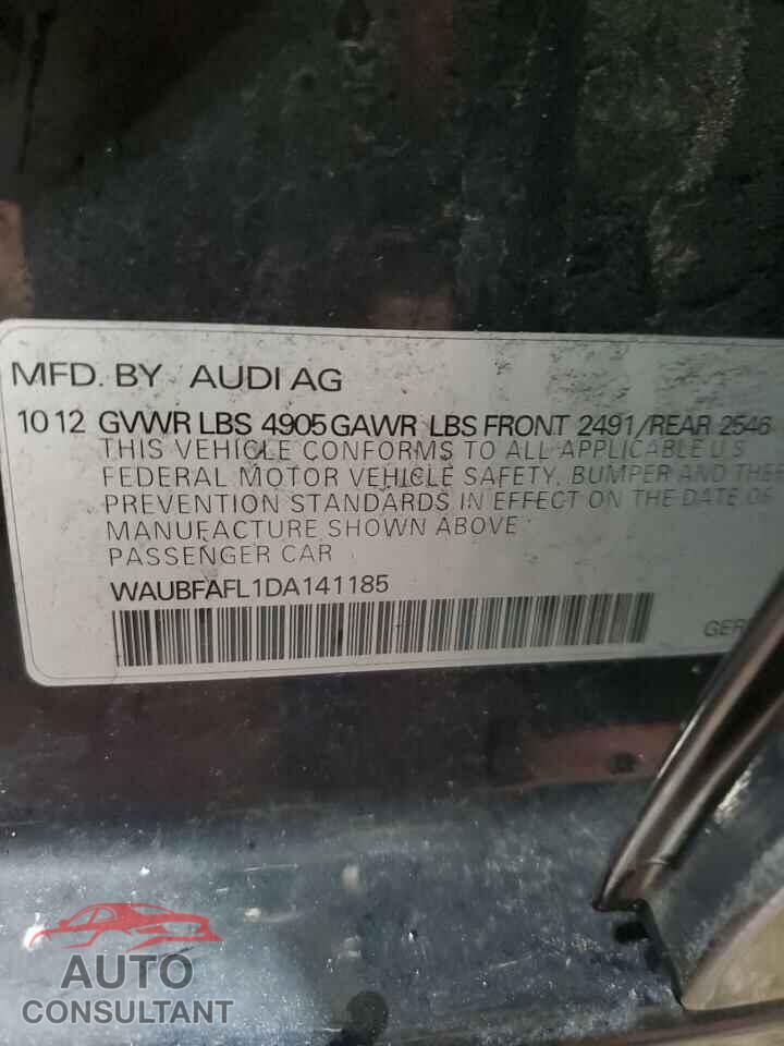 AUDI A4 2013 - WAUBFAFL1DA141185