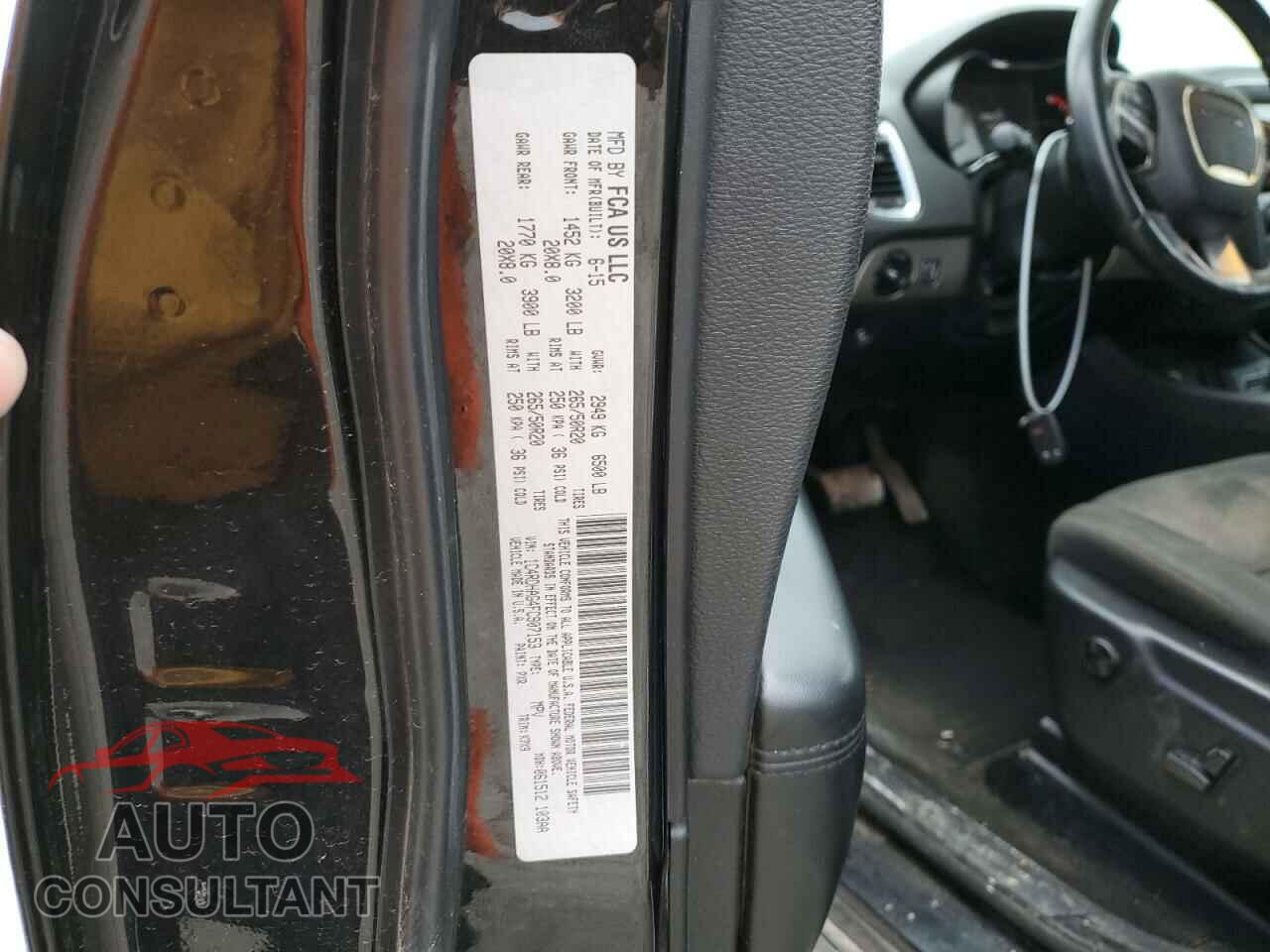 DODGE DURANGO 2015 - 1C4RDHAG4FC907153