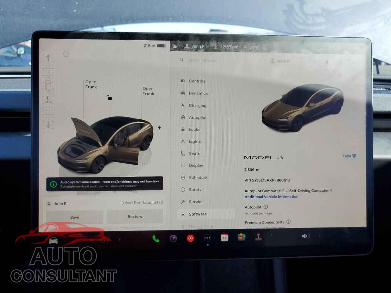 TESLA MODEL 3 2024 - 5YJ3E1EAXRF866616