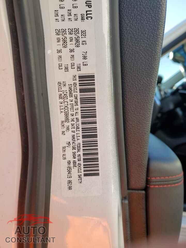 DODGE DURANGO 2013 - 1C4SDJCTXDC680082