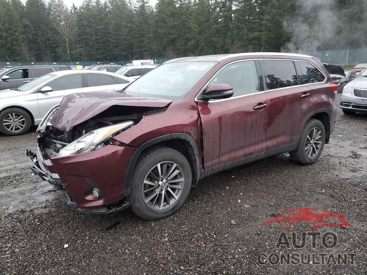 TOYOTA HIGHLANDER 2019 - 5TDJZRFH8KS935763