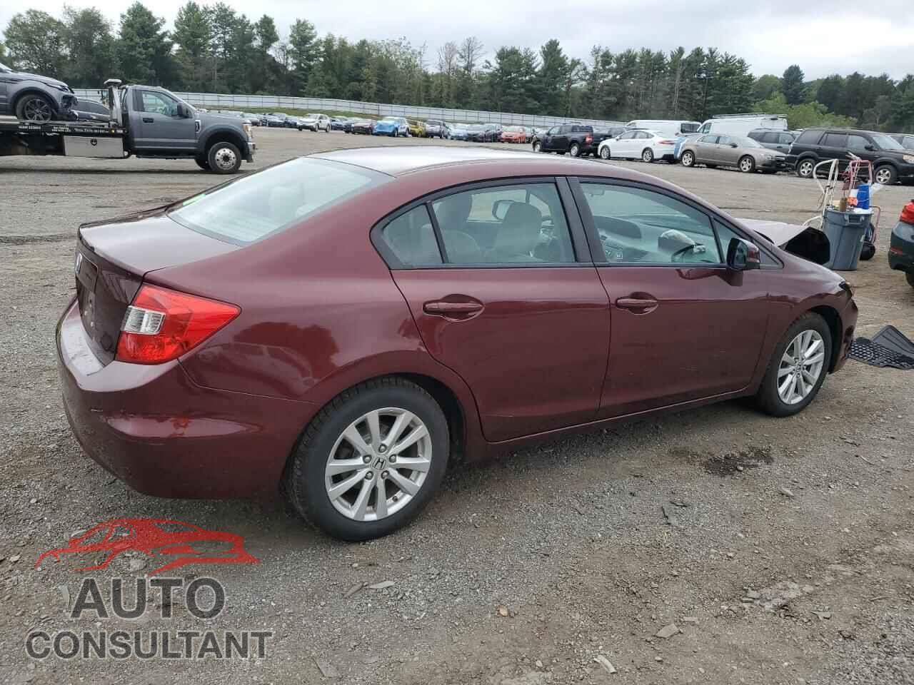 HONDA CIVIC 2012 - 19XFB2F82CE362128