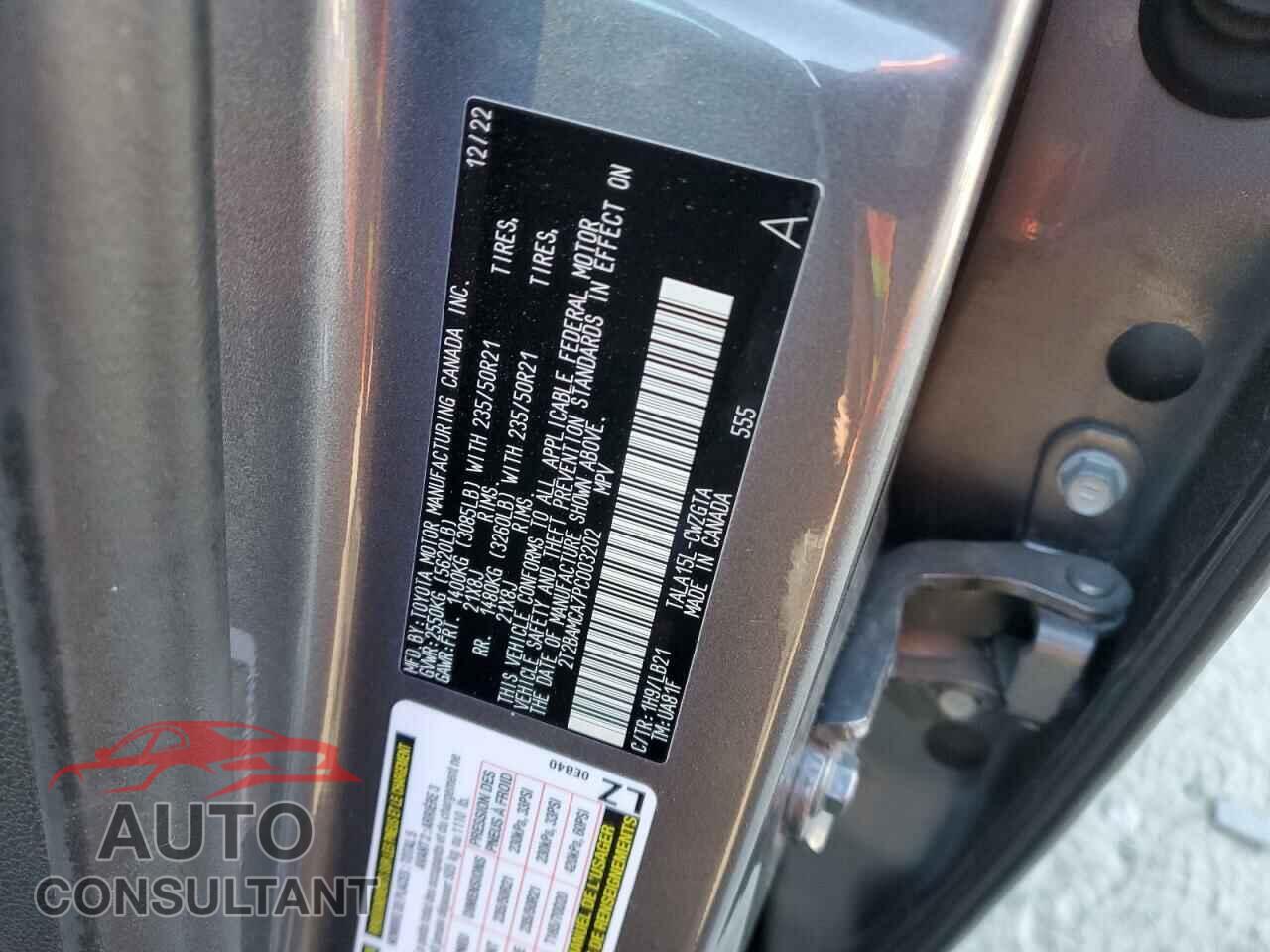 LEXUS RX350 2023 - 2T2BAMCA7PC003202