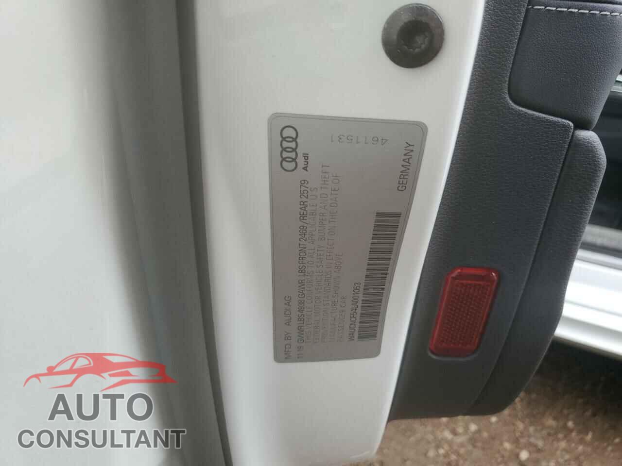 AUDI A5 2020 - WAUCNCF54LA001053