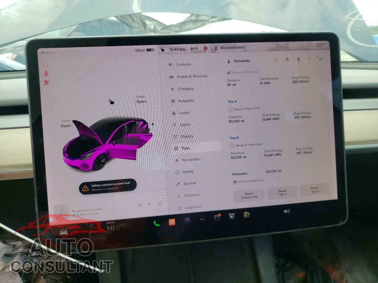 TESLA MODEL 3 2021 - 5YJ3E1EA8MF851685
