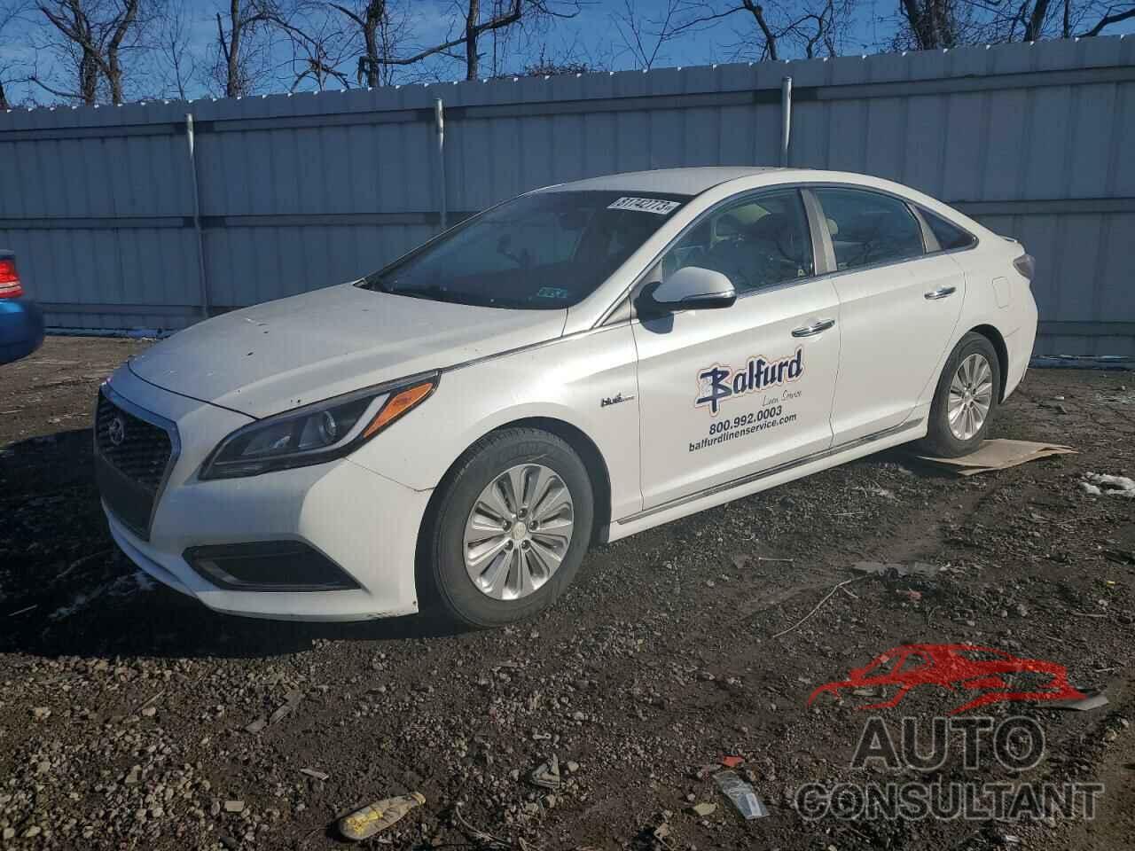HYUNDAI SONATA 2016 - KMHE24L10GA009504