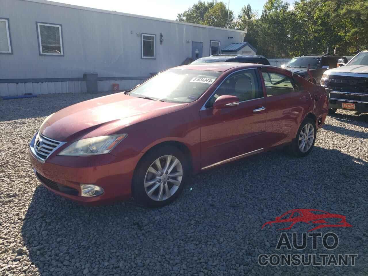 LEXUS ES350 2012 - JTHBK1EG0C2508944