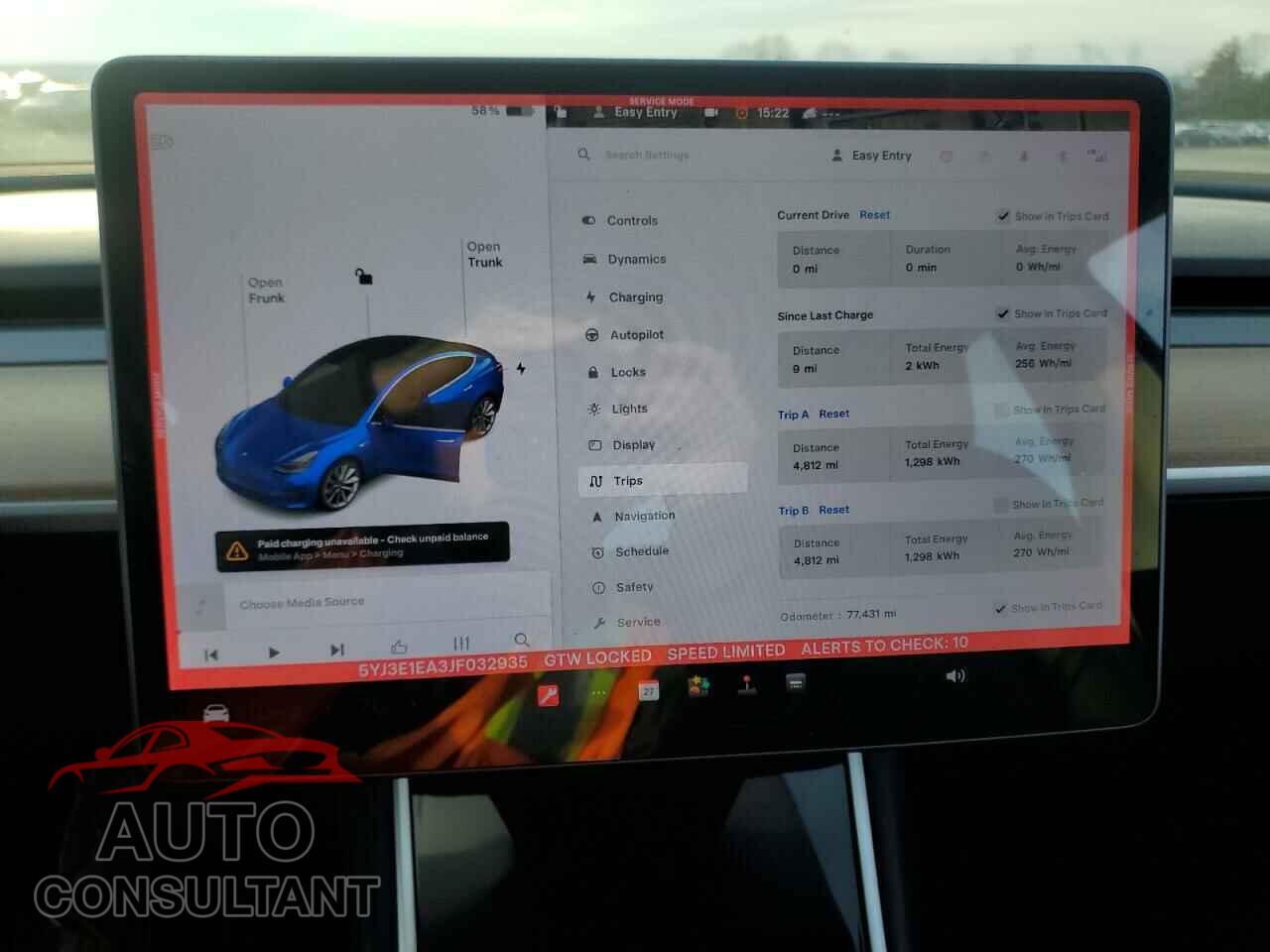 TESLA MODEL 3 2018 - 5YJ3E1EA3JF032935