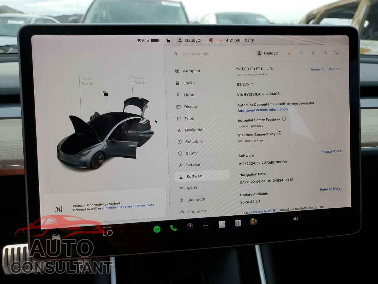 TESLA MODEL 3 2020 - 5YJ3E1EA6LF739403