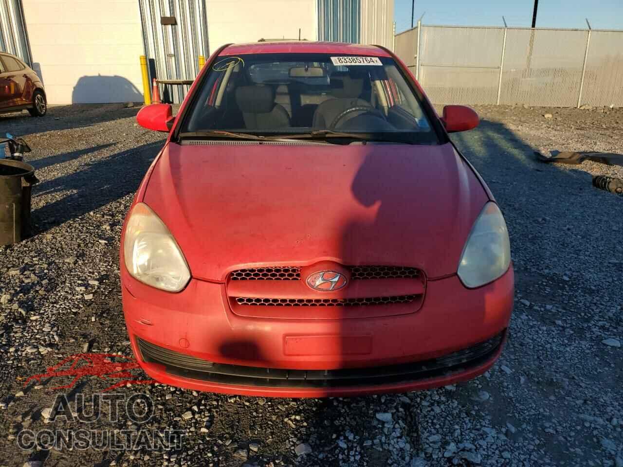 HYUNDAI ACCENT 2009 - KMHCN35C59U142901